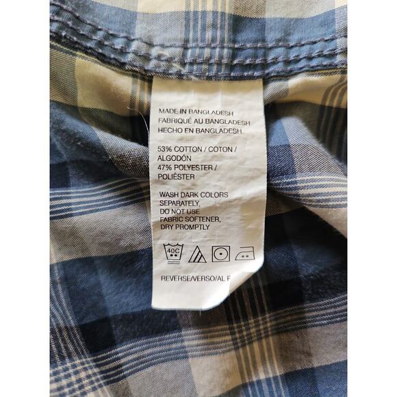 G.H. BASS & CO. Explorer Men's Button-Down Short Sleeve Shirt Men's Size XL - Picture 5 of 5